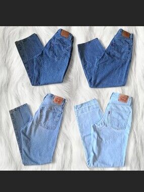 Levi's Blue Denim Jeans Bundle Size 25
